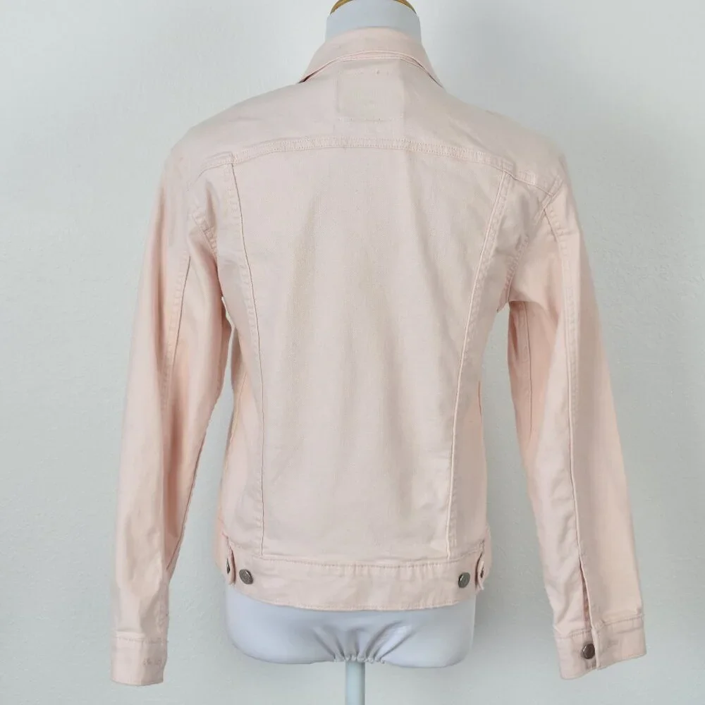 Levi's Denim Trucker Jean Jacket Pink - XS - Picture 5 of 8